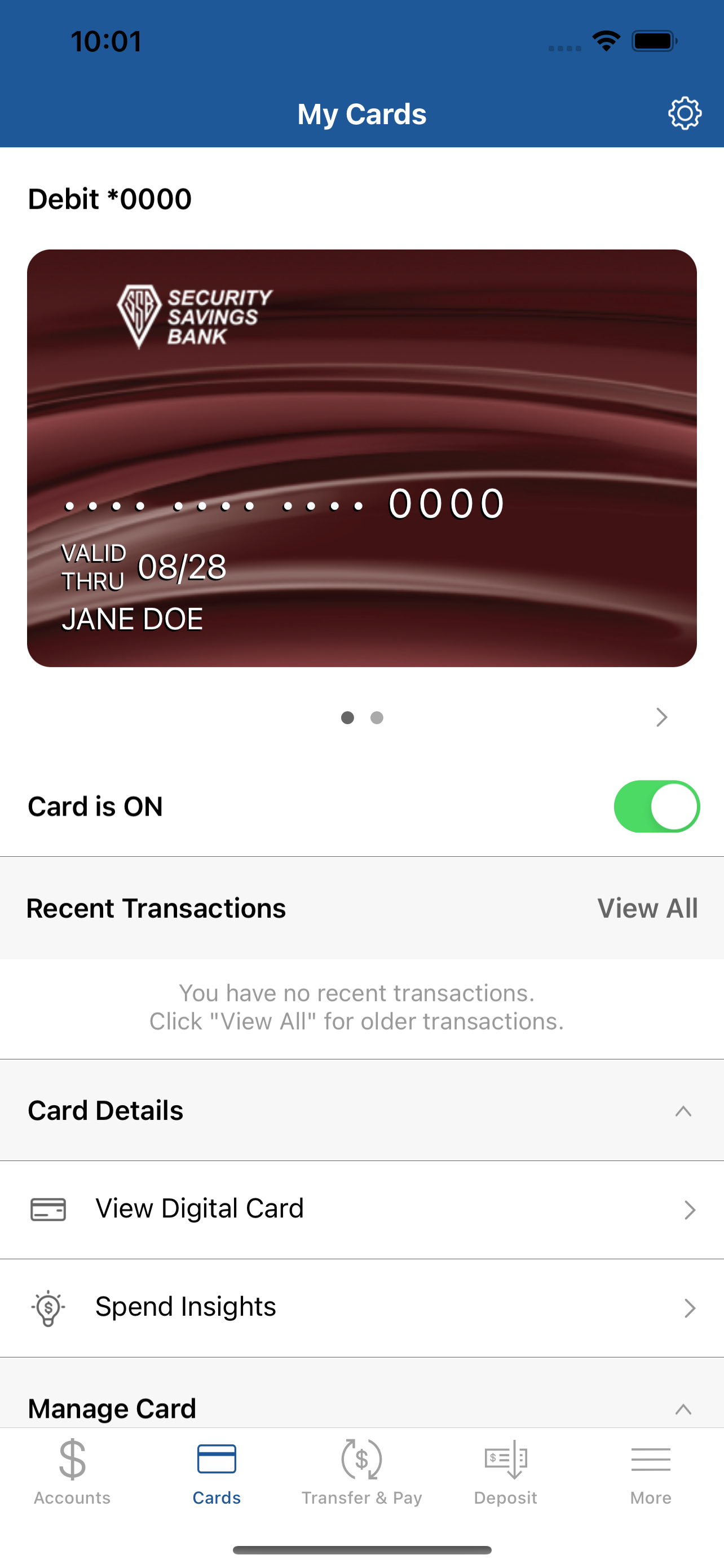Security Savings Bank screenshot 6