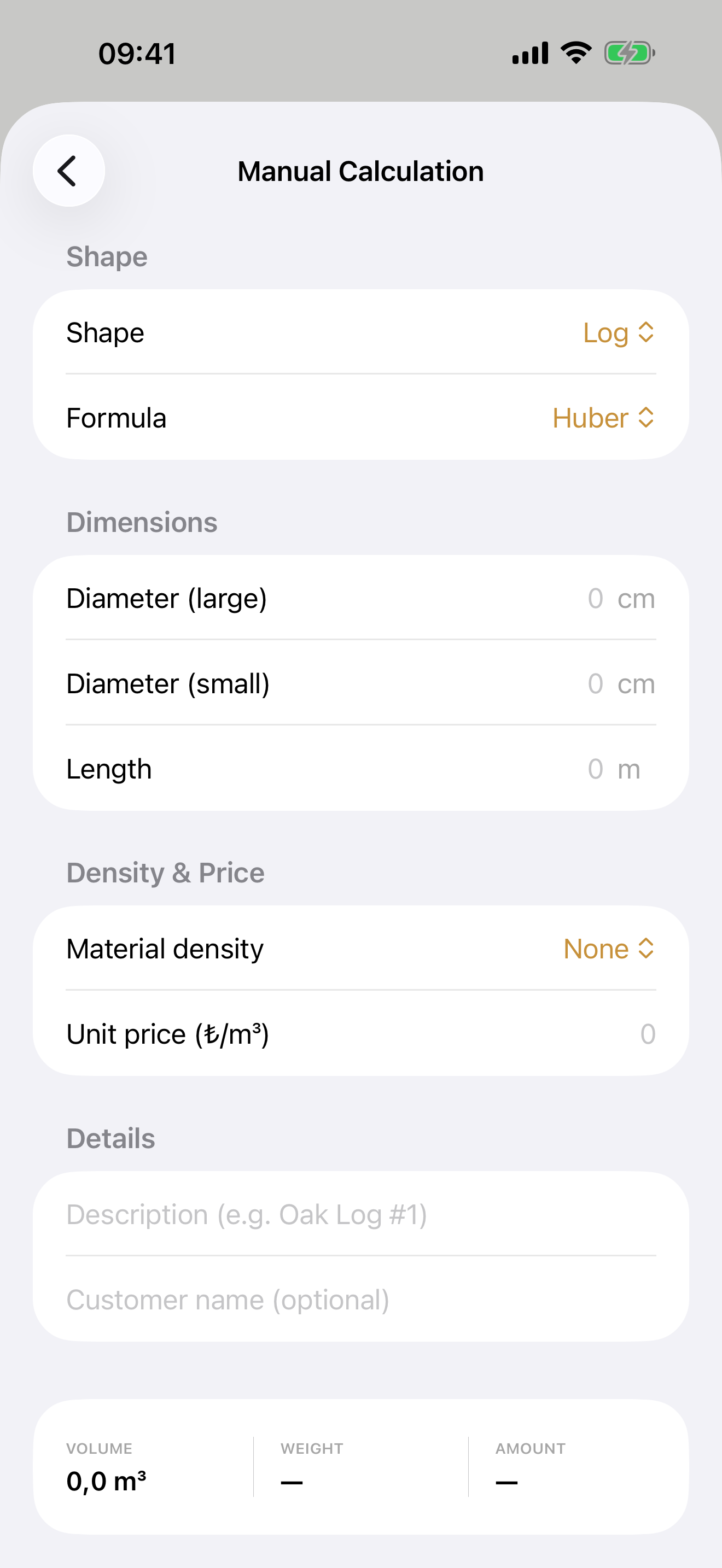 Kübaj+: m³ Calc & PDF Quote screenshot 3