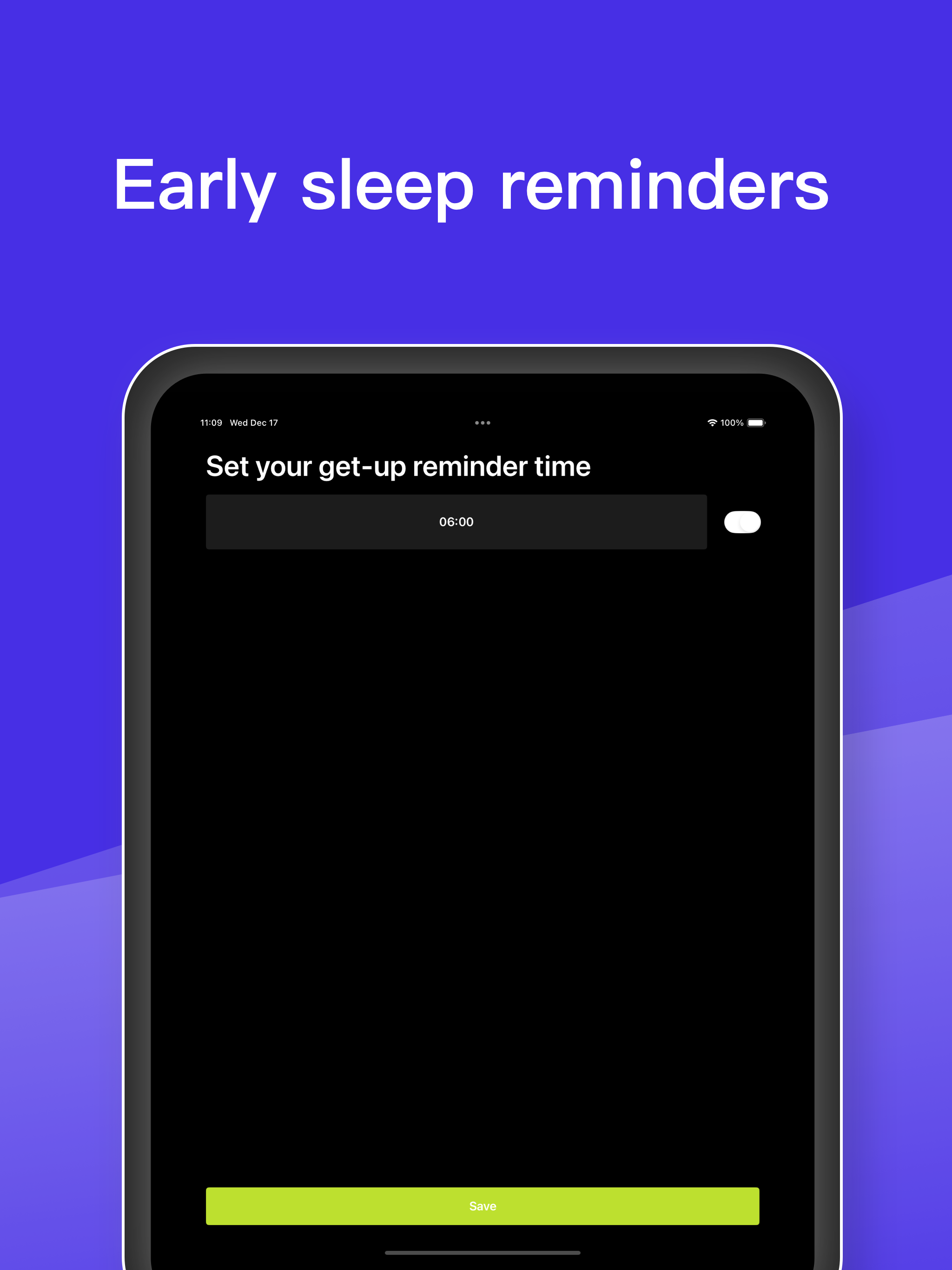 Get Up - Wake up Time Tracking