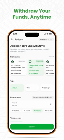 Lucky Funds screenshot