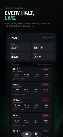 Halt Scanner: Stock Ticker screenshot
