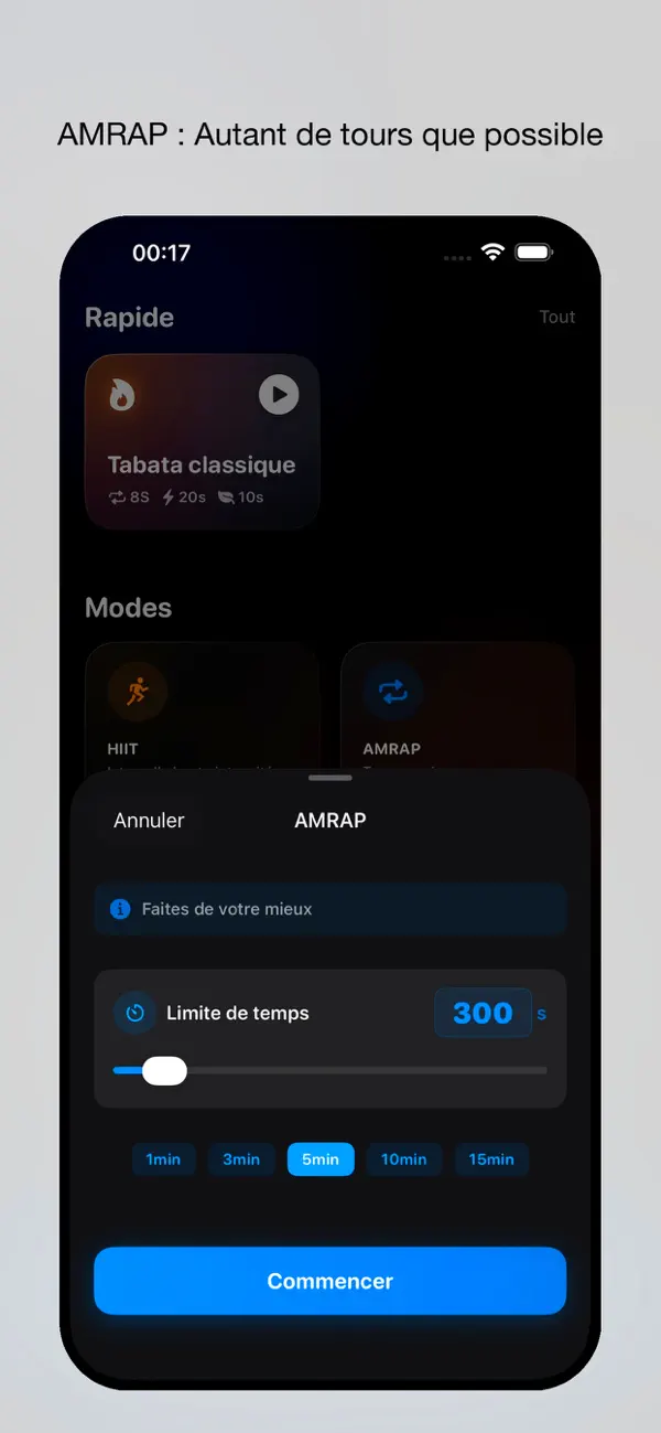Screenshot #3 pour HanDi - Minuteur HIIT