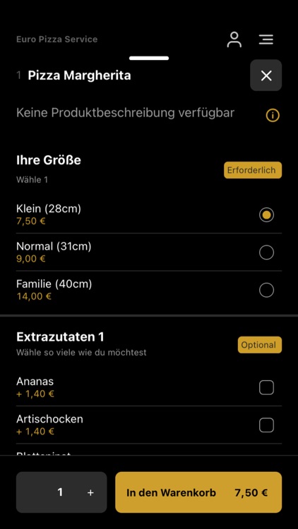 Euro Pizza Service screenshot-3