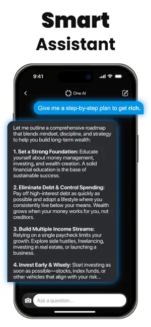ONE AI - Ask, Chat, Create screenshot 4