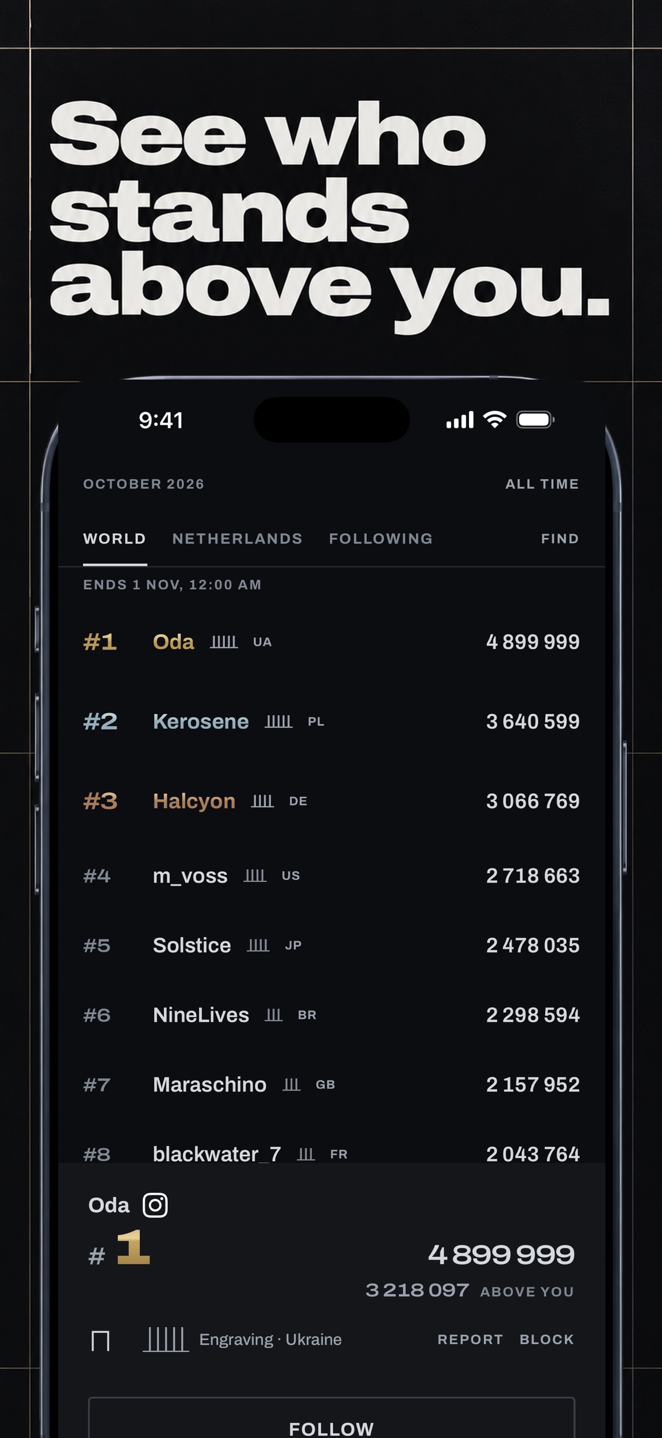 Screenshot 4 of Standing: Monthly League