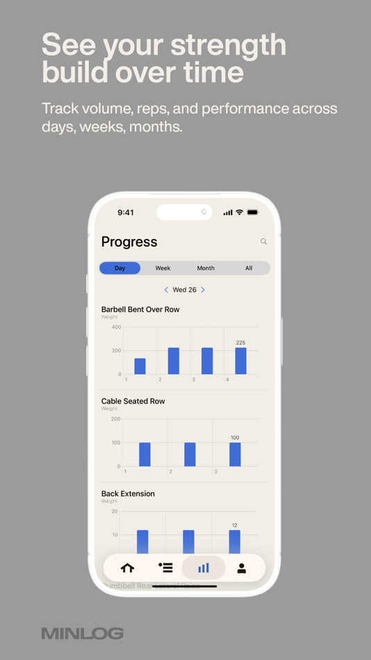 #7. Minlog: Workout Tracker (iOS) By: Null&Void, LLC.