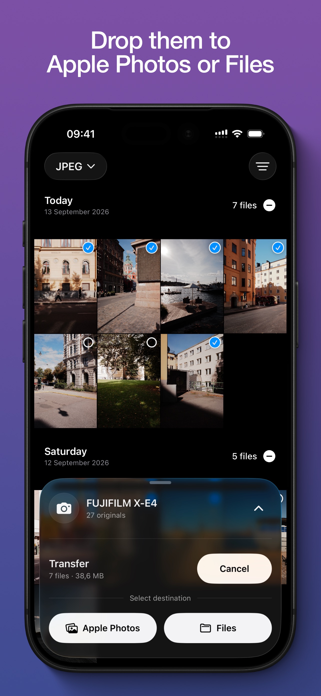 Screenshot 3 of FrameDrop: Camera Import