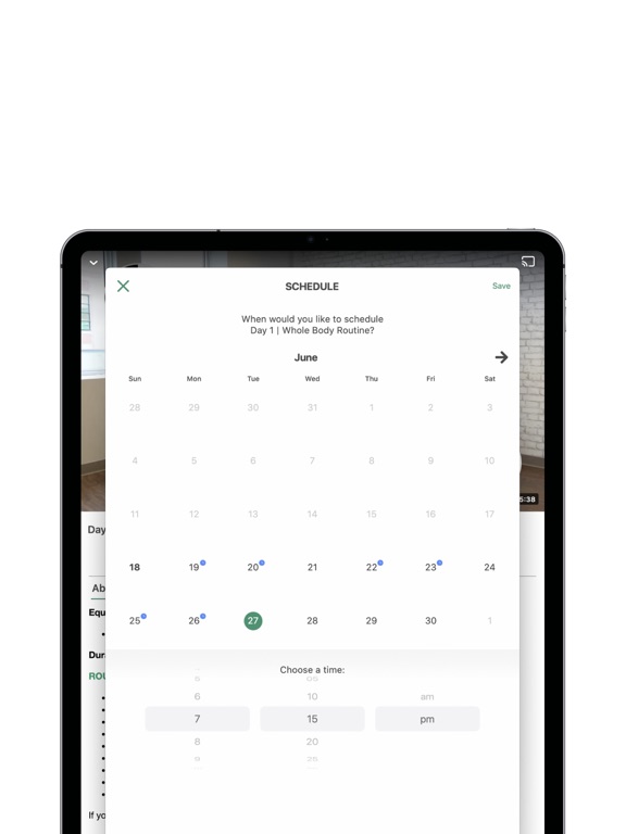 Dynamic Golfers iPad screenshot 4 - Health & Fitness app