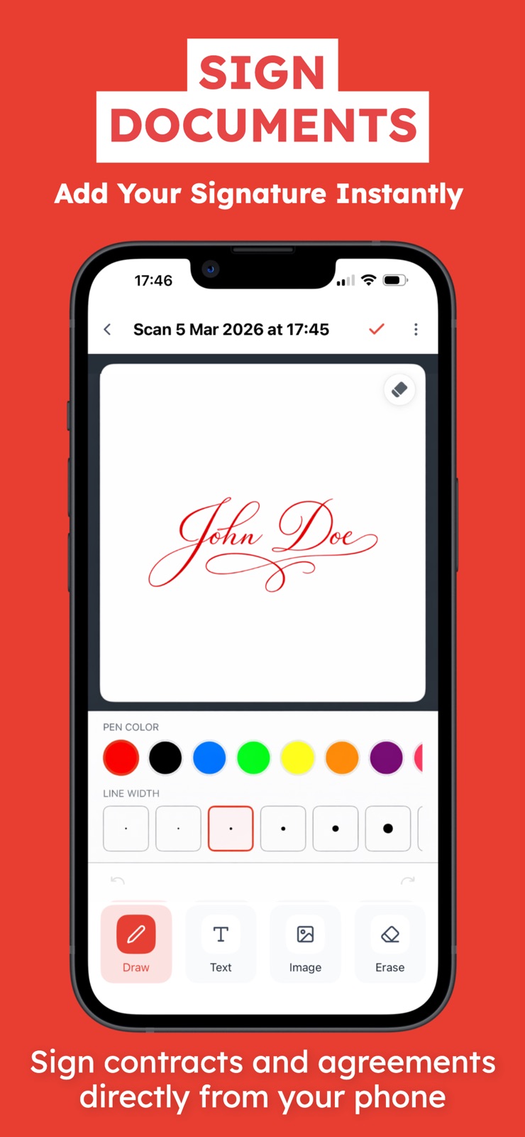 PDF Editor: Scan & Sign Doc iphone screenshot 3