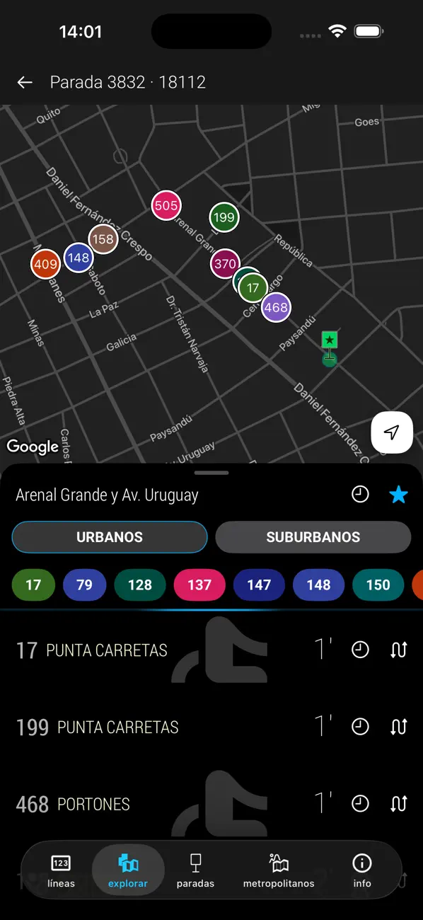 Screenshot #1 pour STM Montevideo