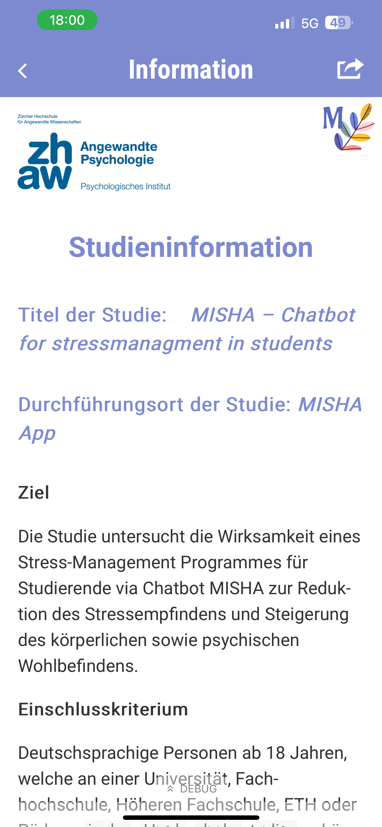 MISHA Stress Coach screenshot 4