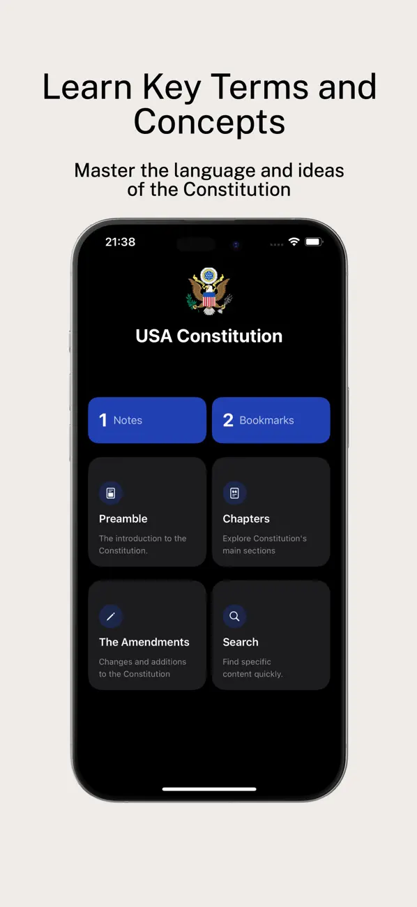 Screenshot #3 pour Constitution of United States.