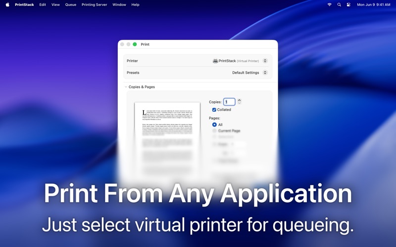 PrintStack Virtual Printer screenshot