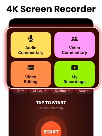 Screen Recorder Pro: Rec Video iPad screenshot