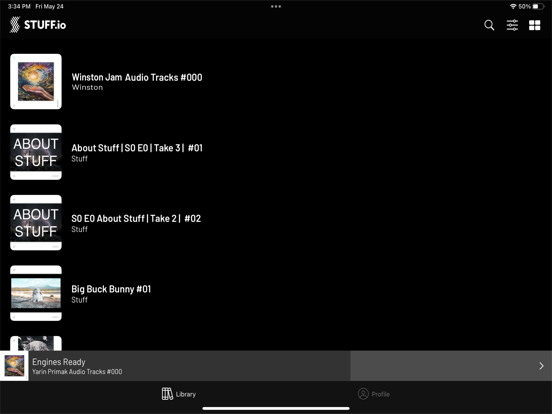 Stuff - Own Your Content iPad screenshot 2 - Entertainment app