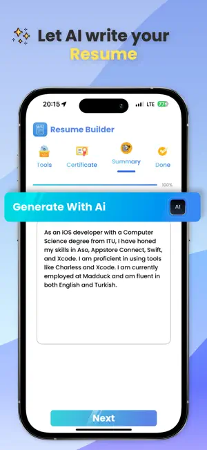 ResumeX AI+ | Easy CV Creator screenshot 2