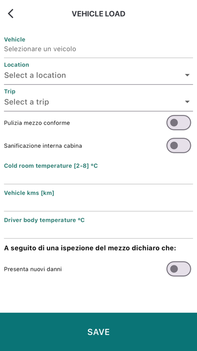 Veicoli - Inspection Screenshot