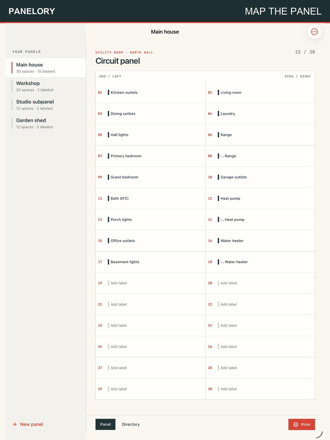 Screenshot 6 of Panelory Circuit Directory