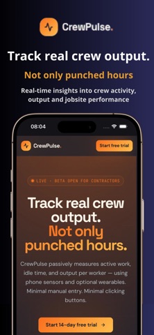 CrewPulse iPhone screenshot 1