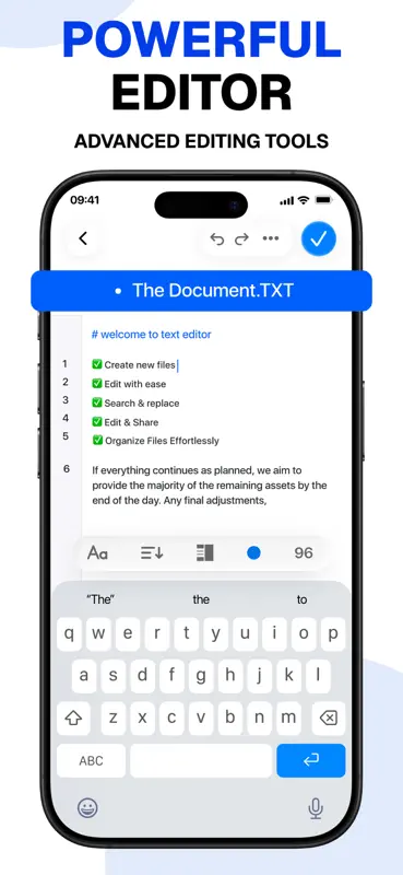 Plain Text Editor for Document screenshot 6 of 9