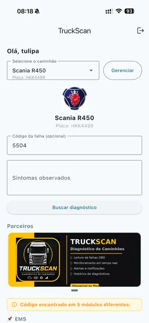 TruckScan screenshot 2