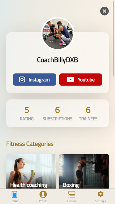 GYM2GO Members Screenshot