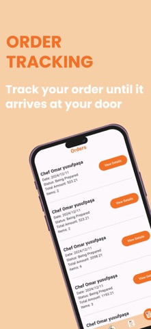 Chef Omar Delivery iPhone screenshot