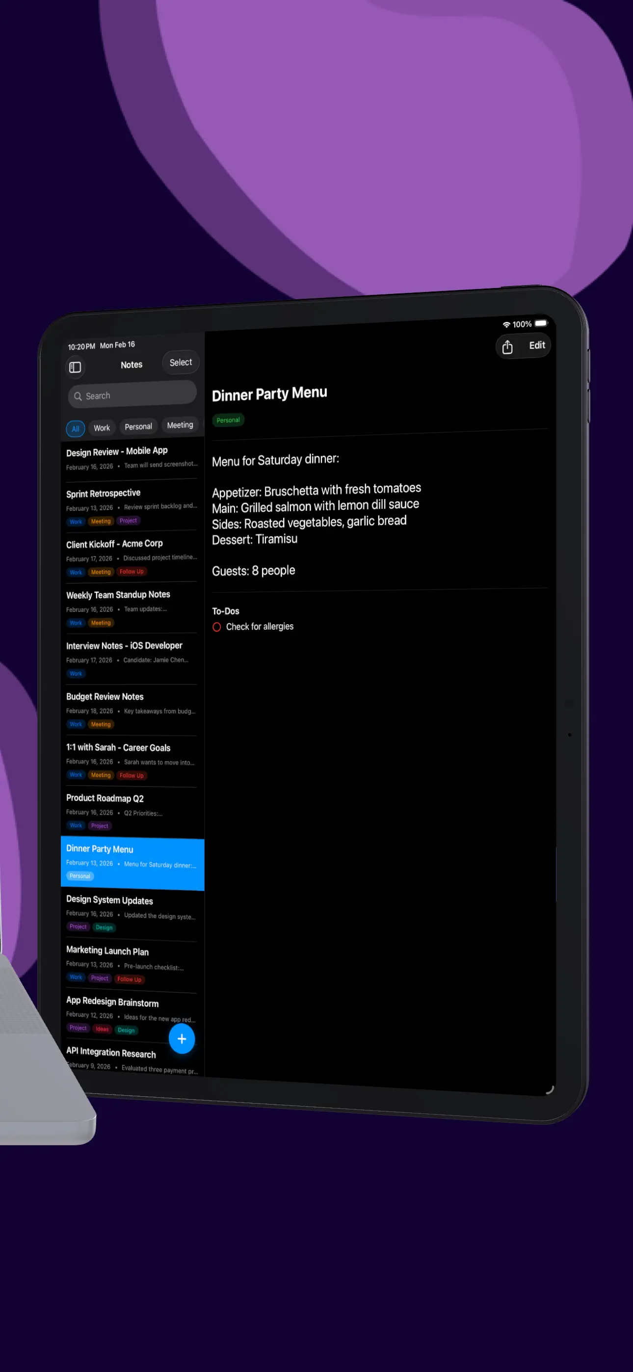 #9. Post Notes (iOS) De: Derek Harmon