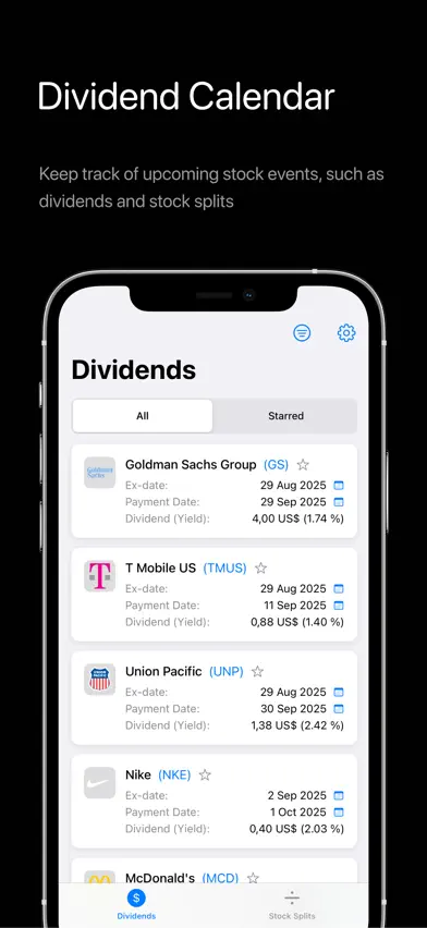 Stock Calendar screenshot 1