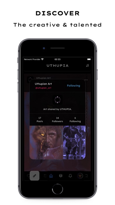 Uthupia: Premium Network Screenshot