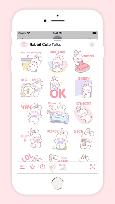 Screenshot #1 pour Rabbit Cute Talks