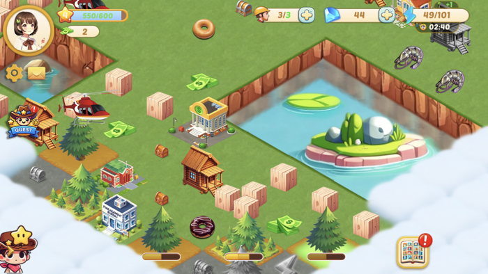 Merge Town - New World