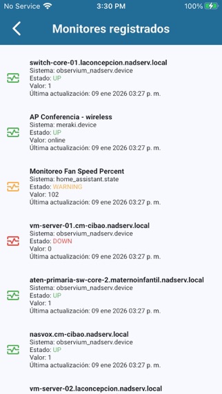 Screenshot #2 pour NASMONITOR