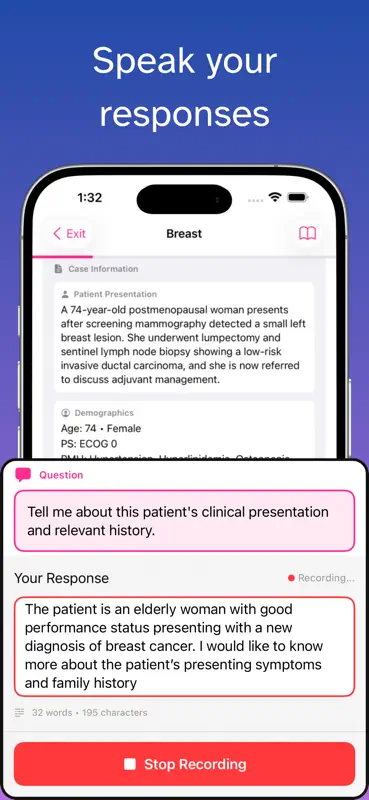 Rad Onc Oral Board Sim screenshot 3 of 6