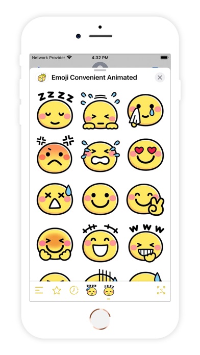 Emoji Convenient Animated iPhone screenshot 3 - Stickers app