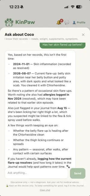KinPaw: Dog & Cat Health Care screenshot 2