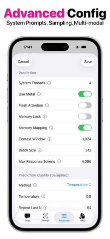 OfflineLLM: Private AI Chat iPhone screenshot