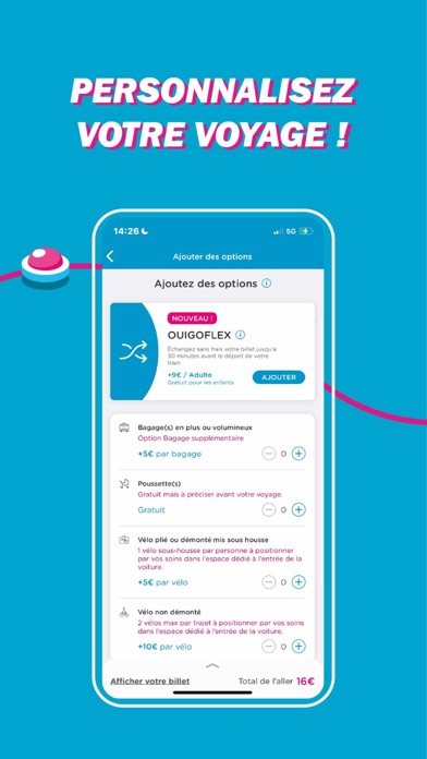 OUIGO : Billet de train & Gare Screenshot