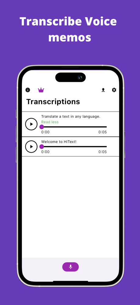 Audio Recorder - HiText screenshot 2