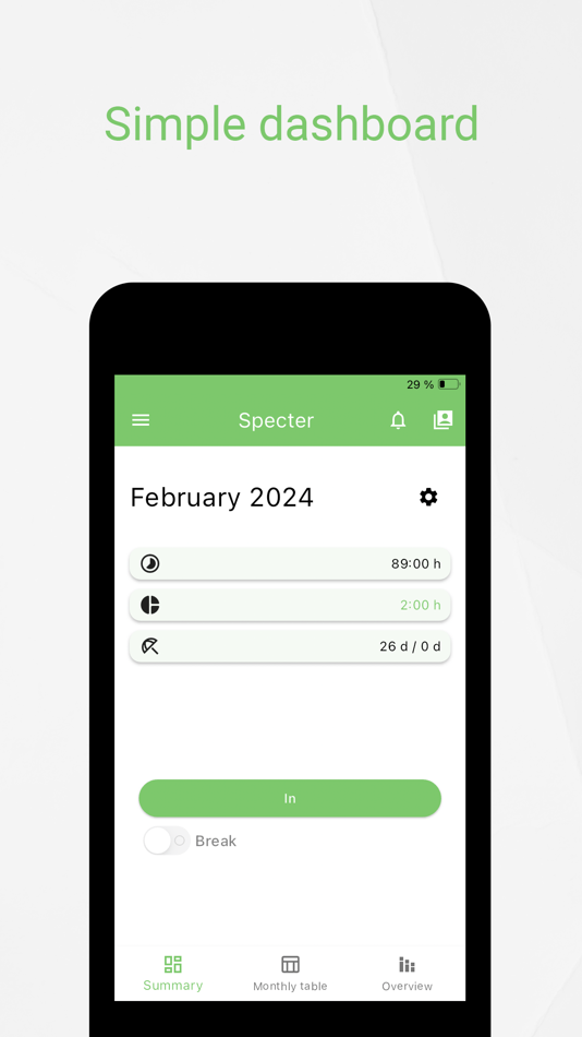 #1. Working Timer - Timesheet (iOS) 由: Specter Interactive