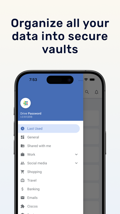 DrivePassword Password Manager Screenshot