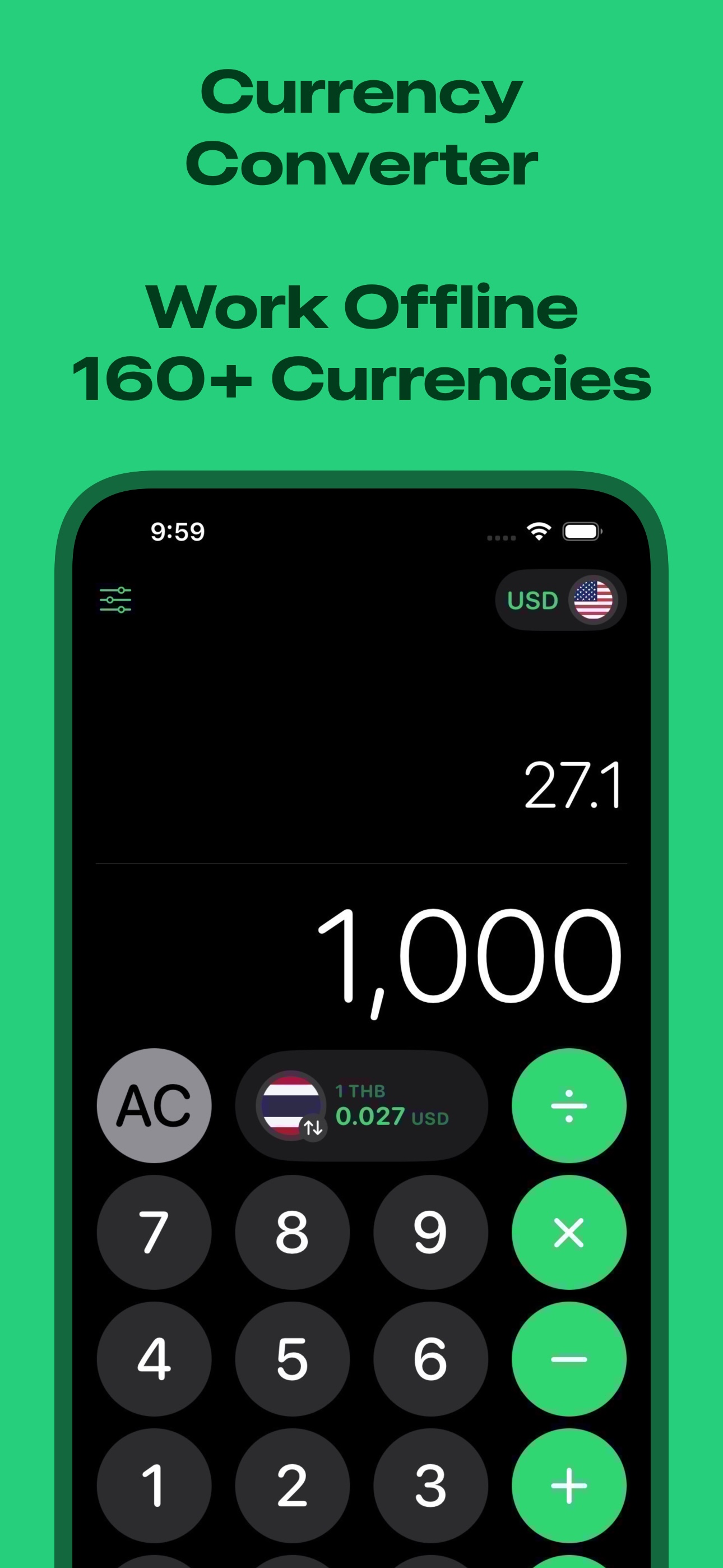 Currency calculator - Matcha