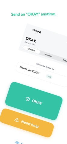 OKAY. Status & Check-In screenshot