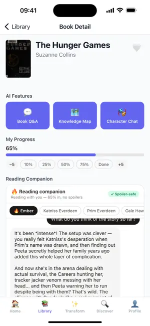 Ember: AI Reading Companion screenshot 1