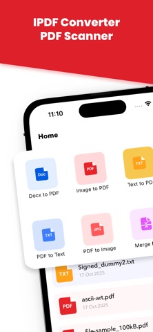 iPDF 转换器：PDF 扫描仪 screenshot