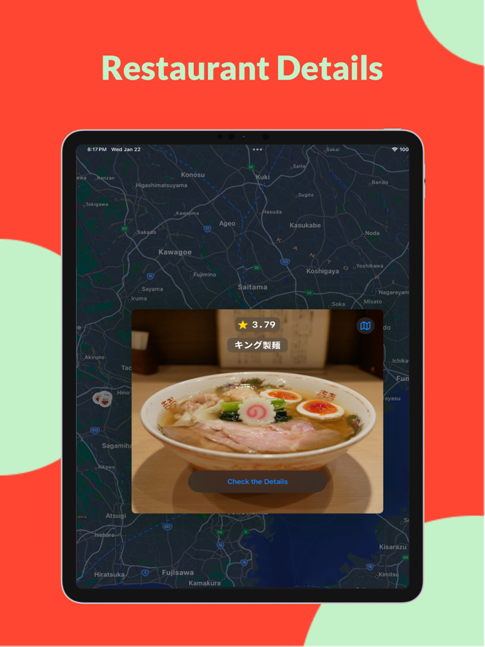 Oishii Map - Tabelog Top 100
