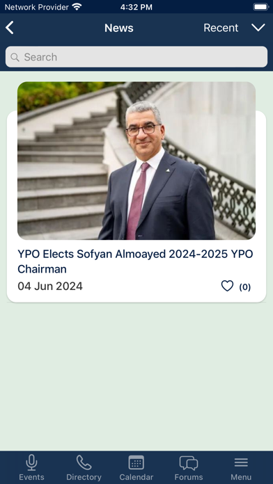 YPO Pan Asia Chapter Screenshot