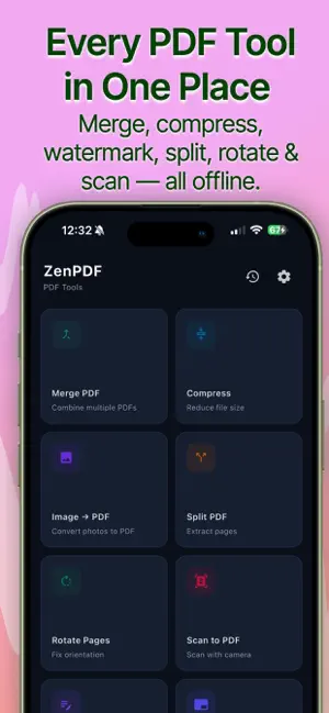 ZenPDF: PDF Tools & Scanner screenshot 1