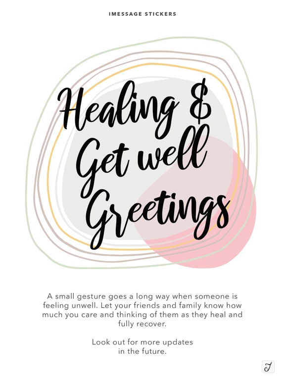 Healing and Get Well Greetingsのおすすめ画像1