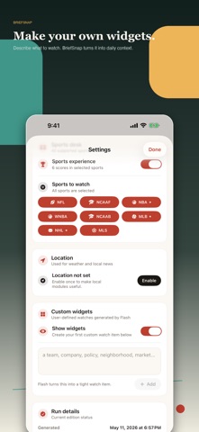 BriefSnap - AI-Powered News screenshot
